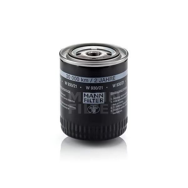 Oil Filter Oem 94-06 Vag V6 Various, W930/21, Mann Filter, Mfr#: W930/21